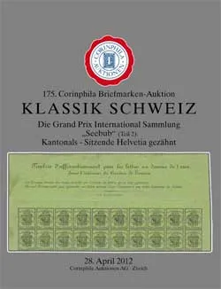 Titelseite: 175. Auktion – KLASSIK SCHWEIZ GRAND PRIX INTERNATIONAL SAMMLUNG "SEEBUB" (Teil 2)