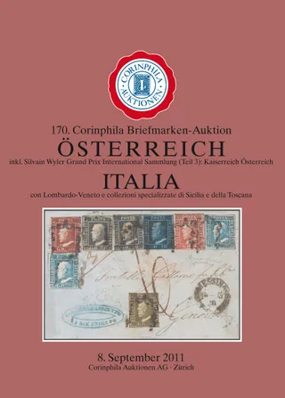 Titelseite: 170. Auktion – ÖSTERREICH & ITALIEN