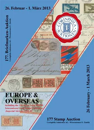 Titelseite: 177. Auktion – Europa und Übersee