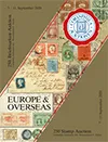 Cover: 250th Auction – EUROPE & OVERSEAS, incl. RHODESIA - The Besançon Collection (part I)