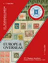 Titelseite: 321. Auktion – Europe & Overseas The Lady Bridget Blue-Bell Collection The Huntingfield Block –Australia’s unissued EdwardVIII Stamp 1936 The Mike Roberts Collection – African Airmail 1911–1945 Spain 1850 – 6 cuartos black (part II)