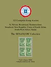 Titelseite: 322. Auktion – The BESANÇON Collection St. Helena Basutoland Bechuanaland Swaziland New Republic Union of South Africa Sudan