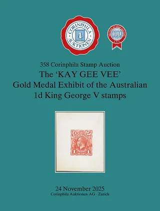 Cover: 358th Auction – The "KAY GEE VEE" Collection