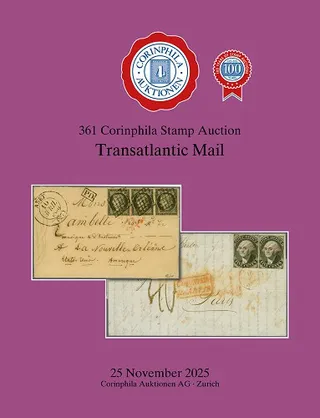 Cover: 361st Auction – Transatlantic Mail