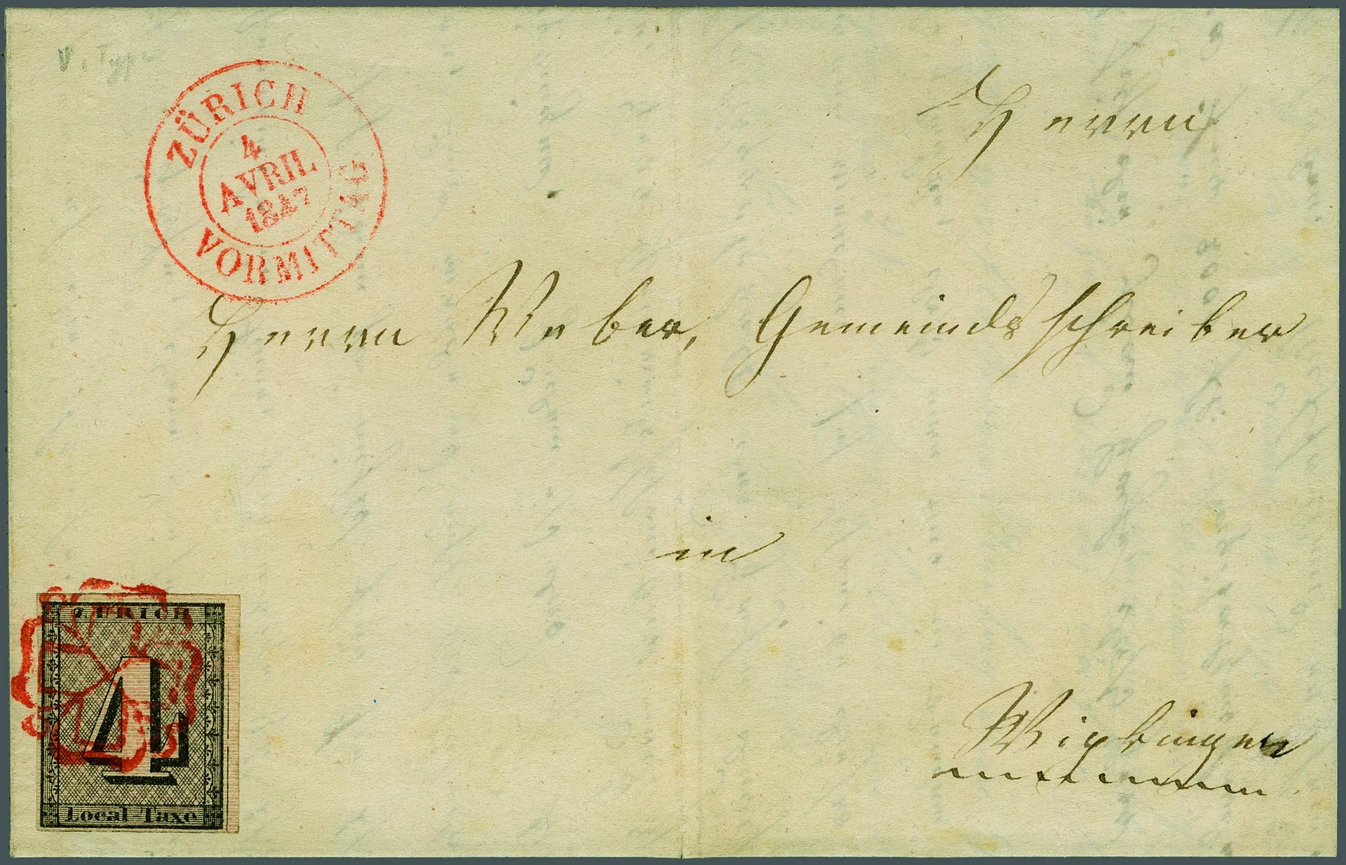 Klassischer Brief Österreich 1850