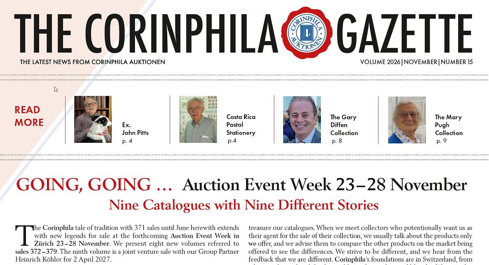 Corinphila Gazette 15