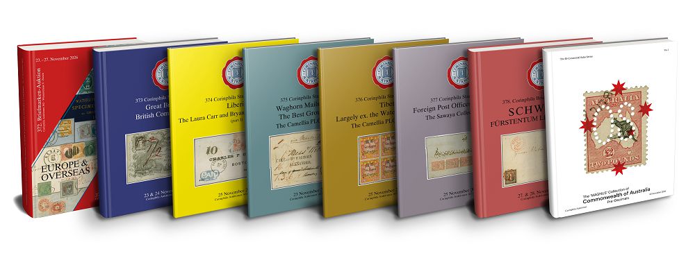 Die acht Kataloge der Auktionen 372–379