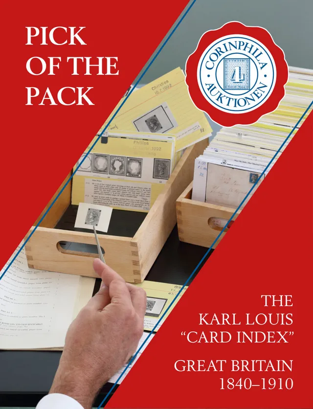 Titelseite der Broschüre «Pick of the Pack – The Karl Louis Card Index, Great Britain 1840–1910»